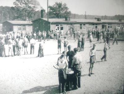 Prisoner of War Camp at Lamsdorf. 1940s.