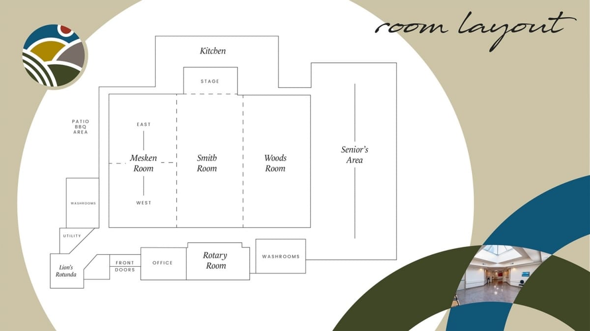 Foothills Centennial Centre Room Layout