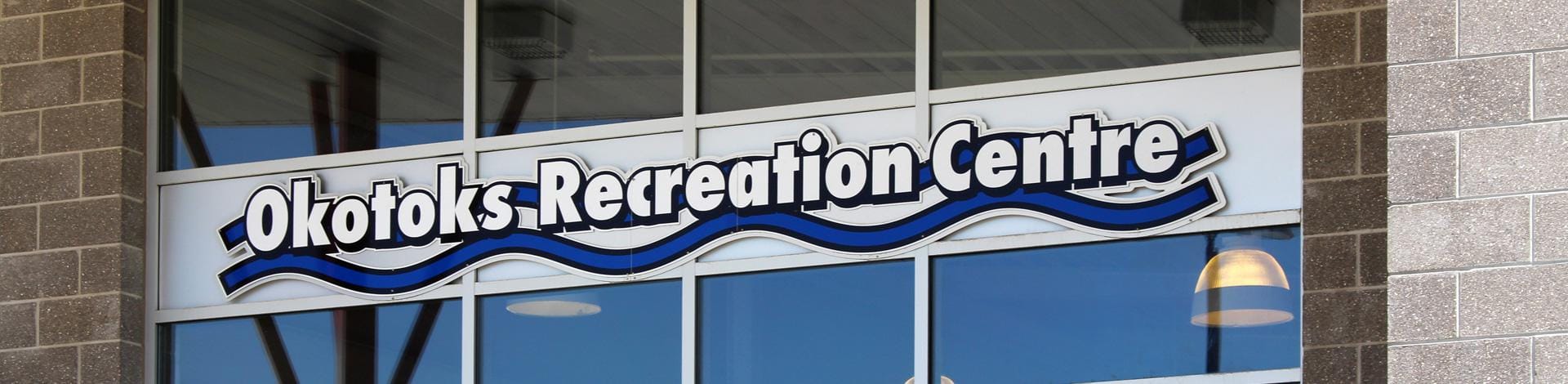 okotoks rec centre sign