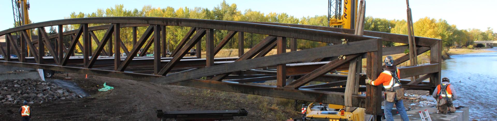 Laurie Boyd Bridge construction