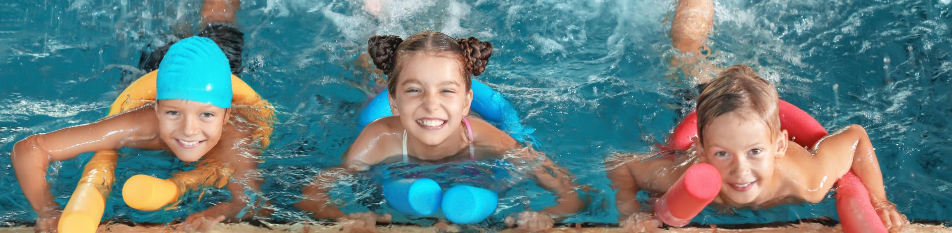 Children in pool