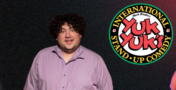 three stand up comedians on a stage