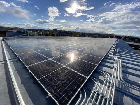 Solar installation - Pason Centennial Arenas