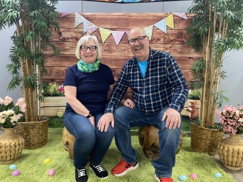 Volunteers Larry and Heather Fenn