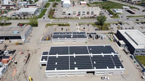 Solar PV System on Ops Building