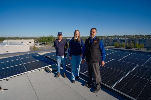 Solar PV System on Ops Building
