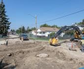 Road construction project