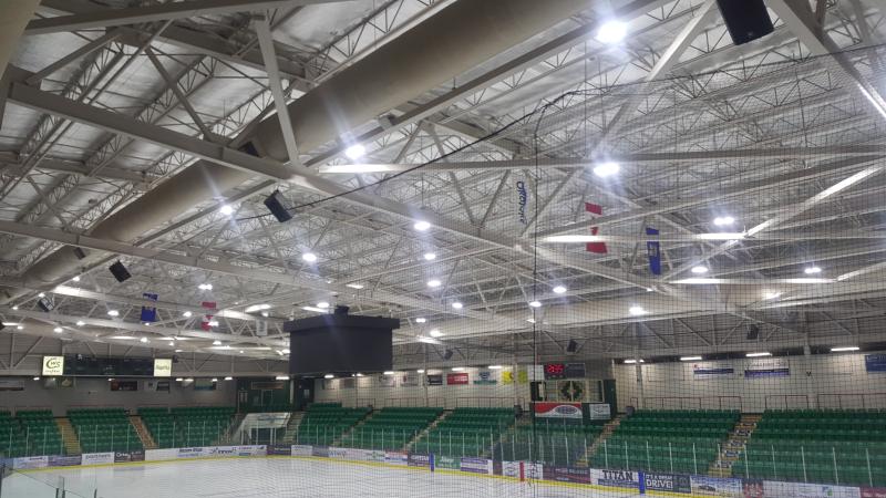 Pason Centennial Arenas LED lighting upgrade