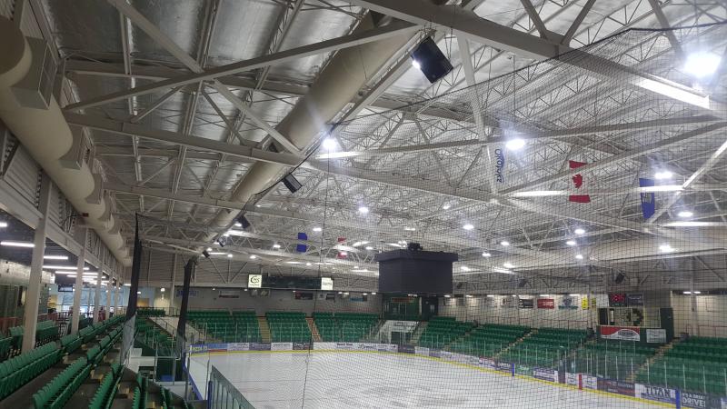 Pason Centennial Arenas LED lighting upgrade