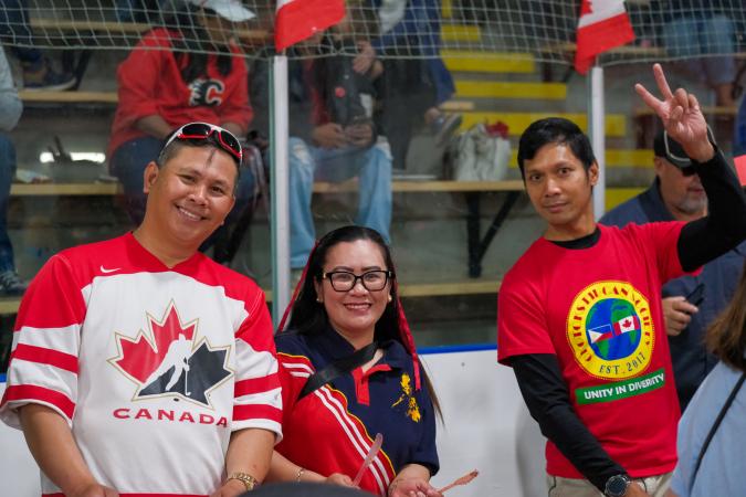 Community members at Canada Day Festival