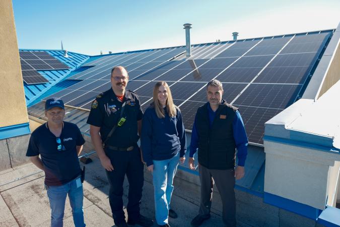 Solar PV System on Fire Building