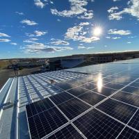 Solar panel installation - Pason Centennial Arenas 