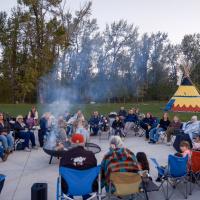  Fireside Stories Community Group Outdoor Sunset Event Indigenous 