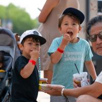 family at Taste of Okotoks