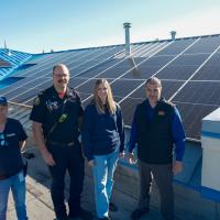 Solar PV System on Fire Building