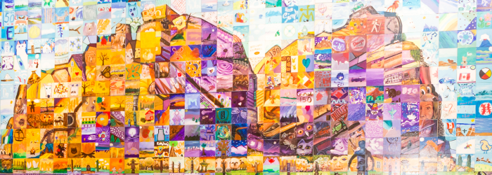 Big Rock Tile Art Mural