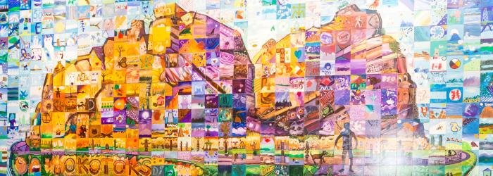 Big Rock Tile Art Mural