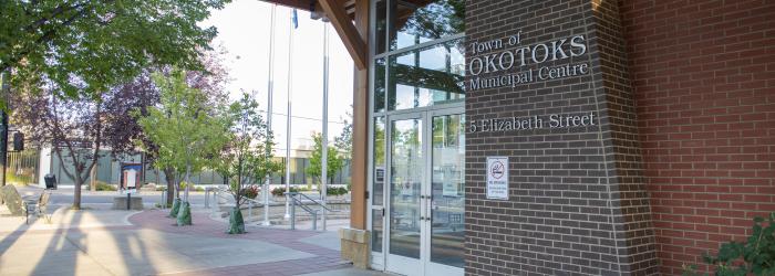 Okotoks Municipal centre front entrance