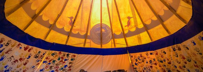 Interior of Town Tipi