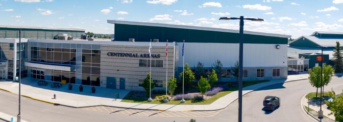 Centennial Arena from above