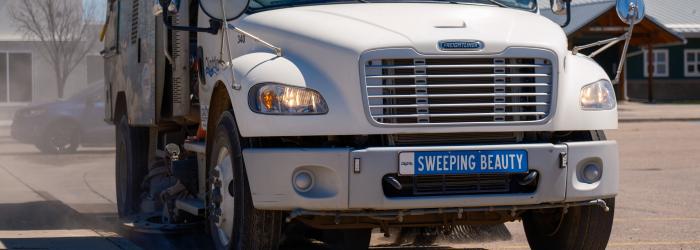 a street sweeper