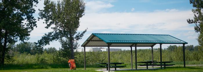 picnic shelter in iitopatopa park 