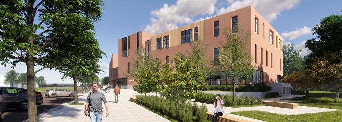 Okotoks Arts and Learning Campus rendering